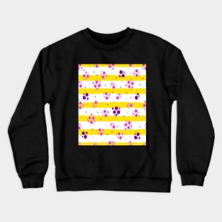 Flower Patterns Crewneck Sweatshirt